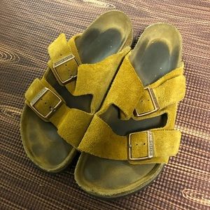 suede arizona birkenstocks